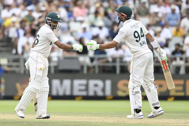 Shan Masood, Babar Azam shatter records with 201-Run opening partnership in Cape Town